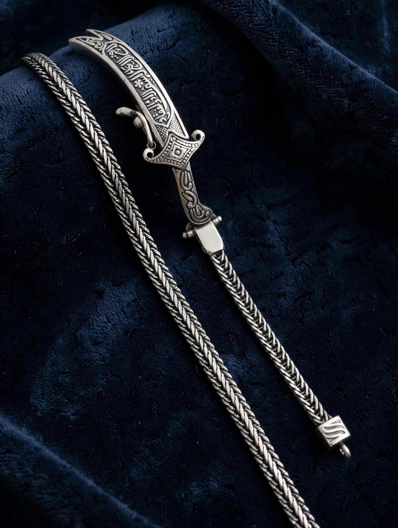 925 Sterling Silver Zulfiqar Sword Bracelet