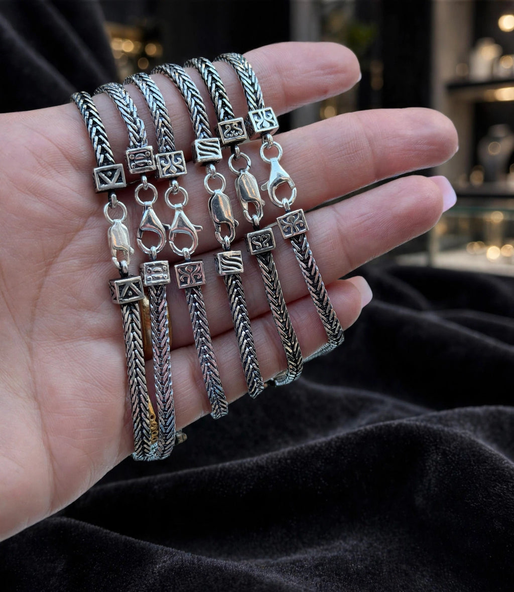 925 Sterling Silver Zulfiqar Sword Bracelet
