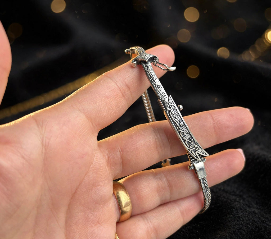 925 Sterling Silver Zulfiqar Sword Bracelet