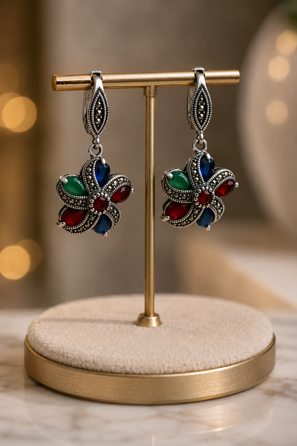 925 Sterling Silver Floral Jewelry Collection – Timeless Elegance