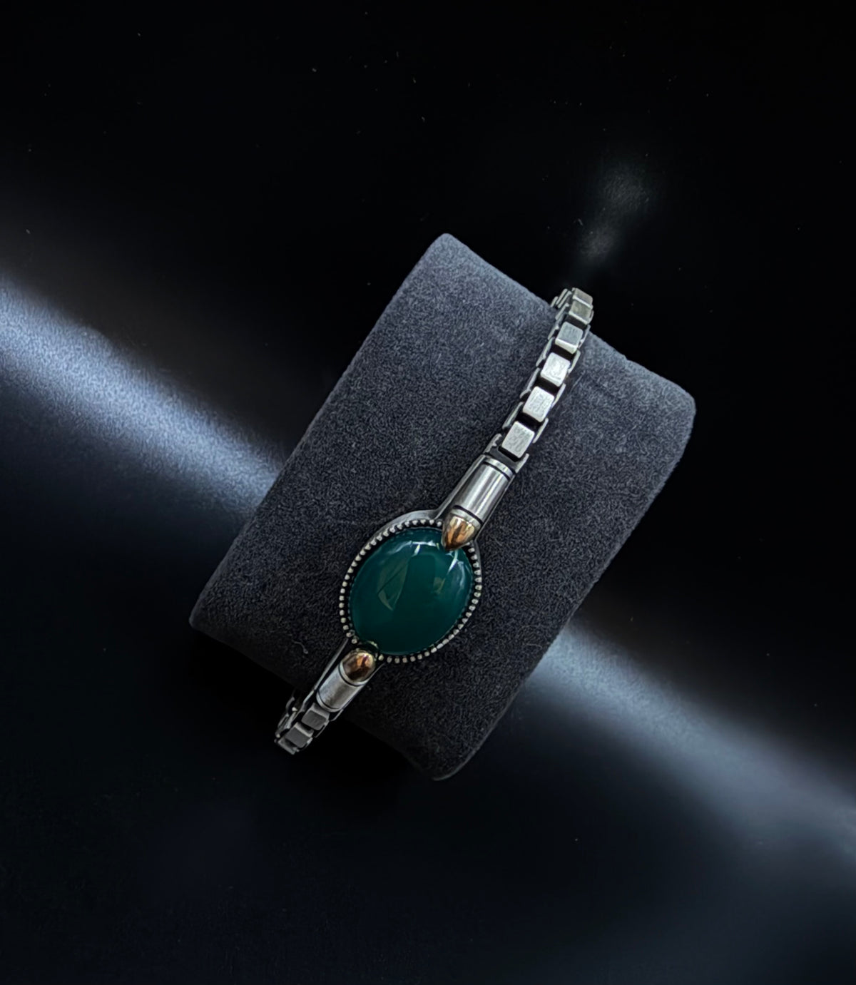 Italian-Style 925 Sterling Silver Bracelet – Modern Elegance Meets Vintage Character