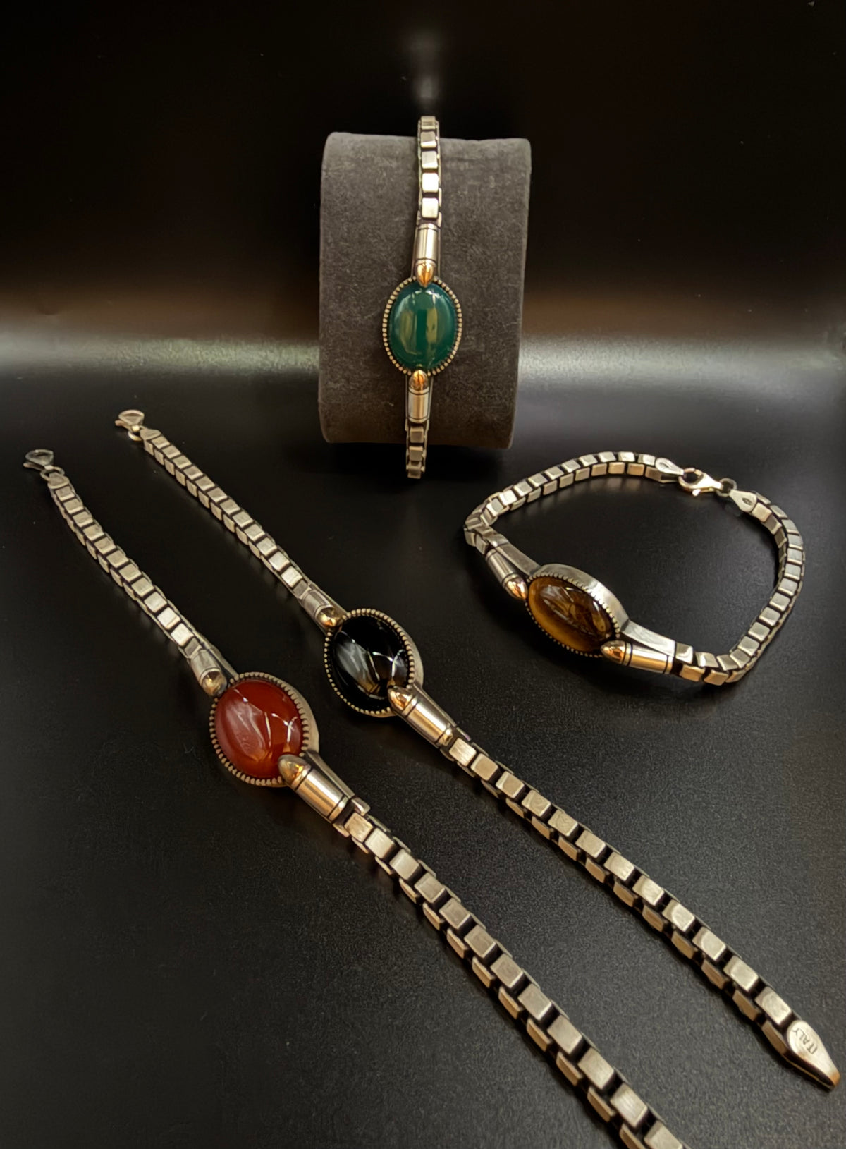 Italian-Style 925 Sterling Silver Bracelet – Modern Elegance Meets Vintage Character