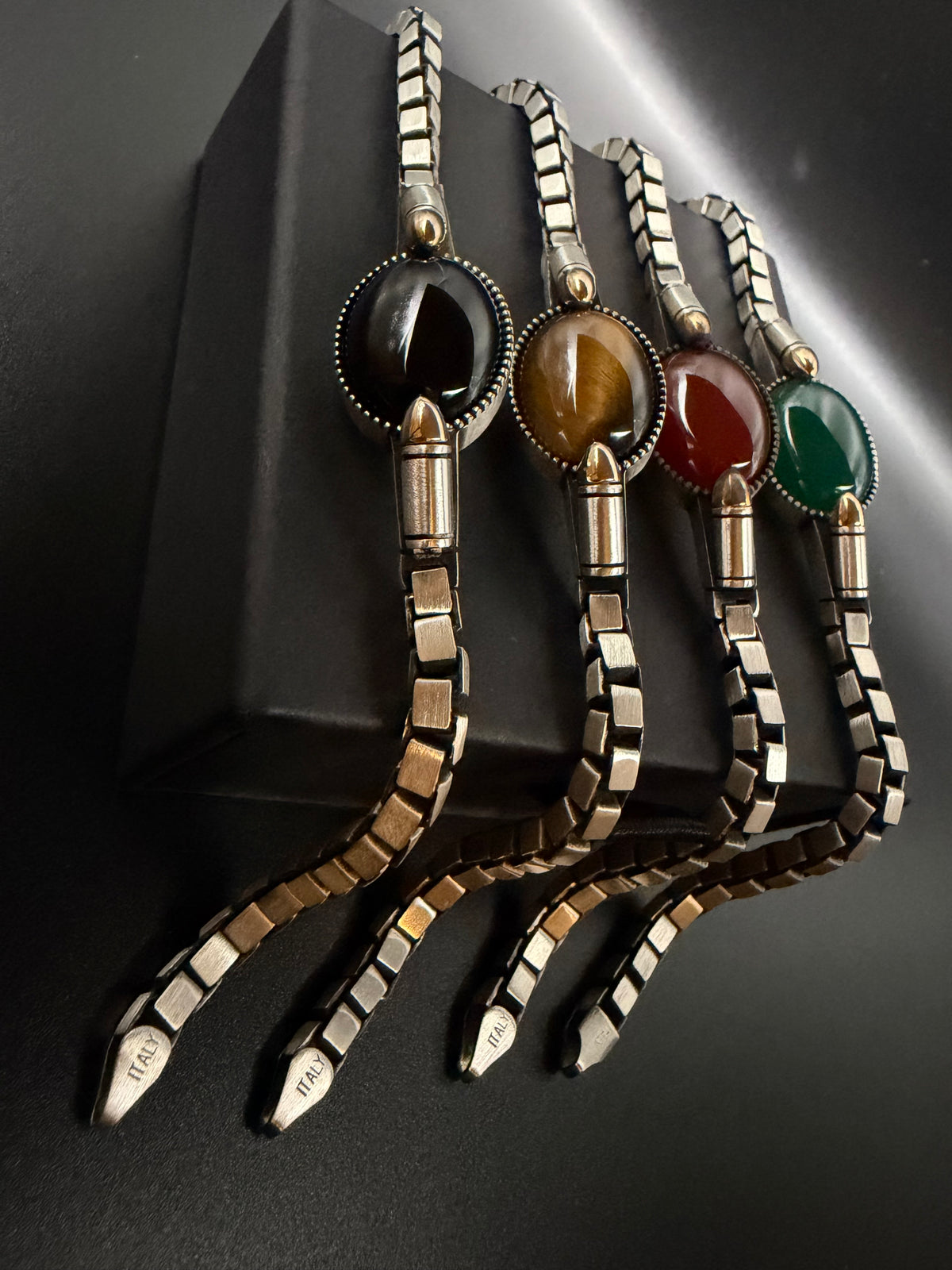Italian-Style 925 Sterling Silver Bracelet – Modern Elegance Meets Vintage Character