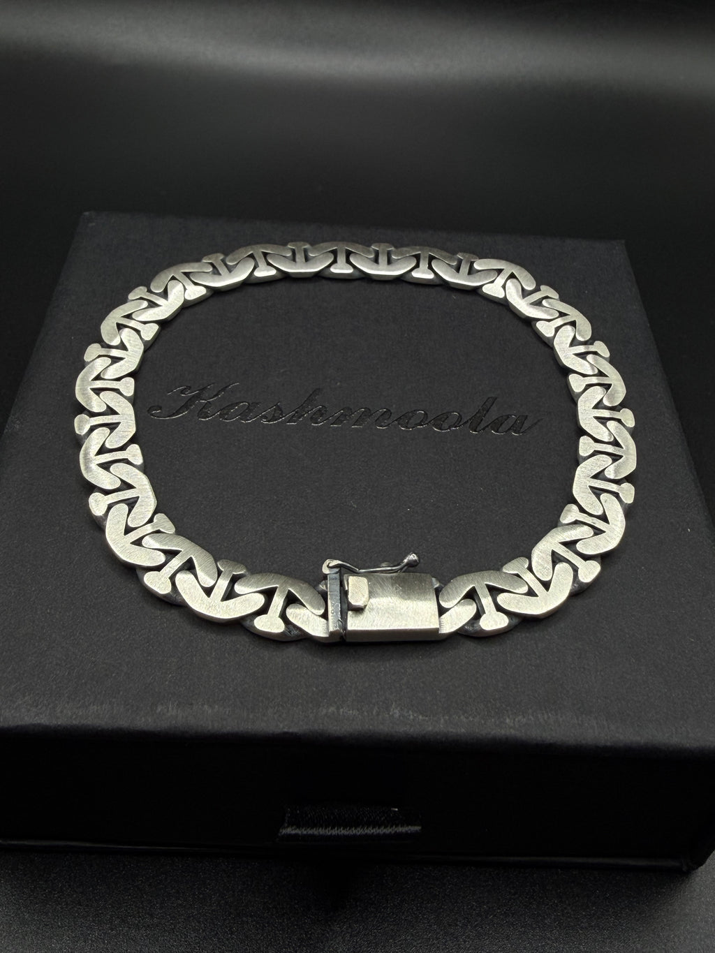 925 Sterling Silver Statement Bracelet – 21.5 cm | 20.97 g