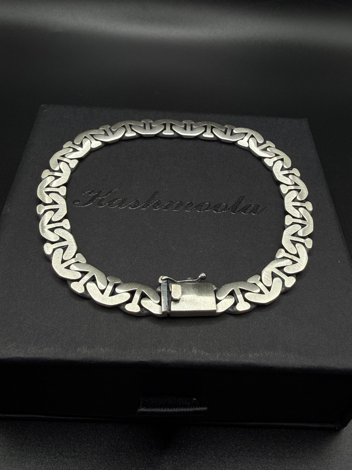 925 Sterling Silver Statement Bracelet – 21.5 cm | 20.97 g