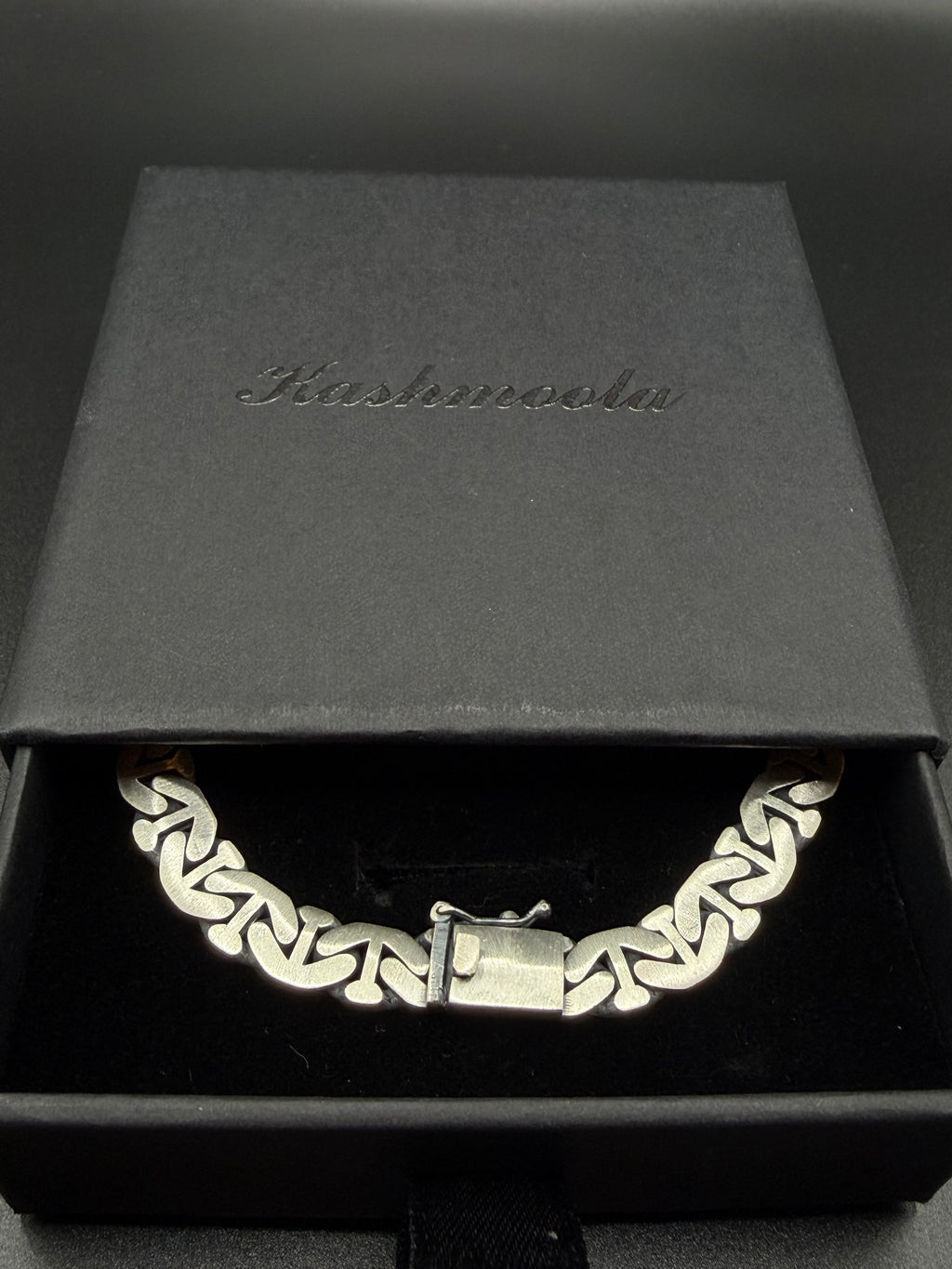 925 Sterling Silver Statement Bracelet – 21.5 cm | 20.97 g
