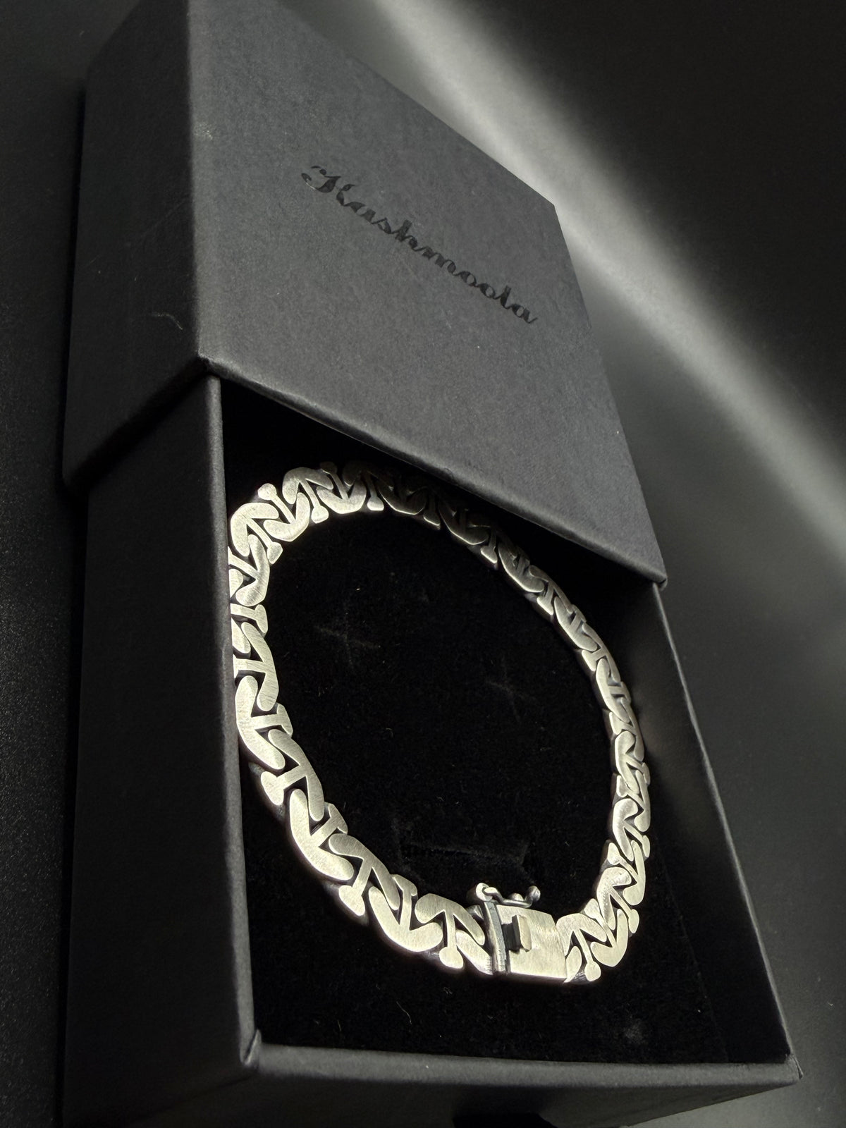 925 Sterling Silver Statement Bracelet – 21.5 cm | 20.97 g