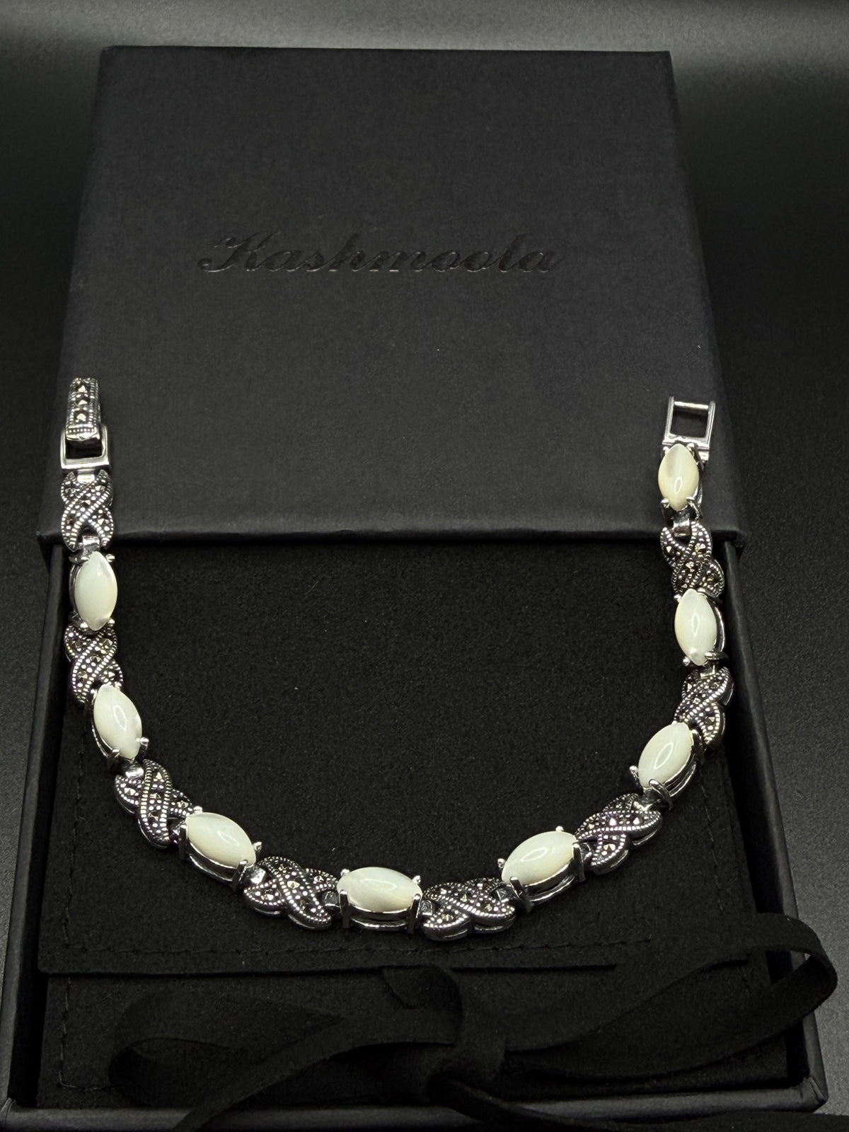 Women’s 925 Sterling Silver Vintage-Inspired Bracelet
