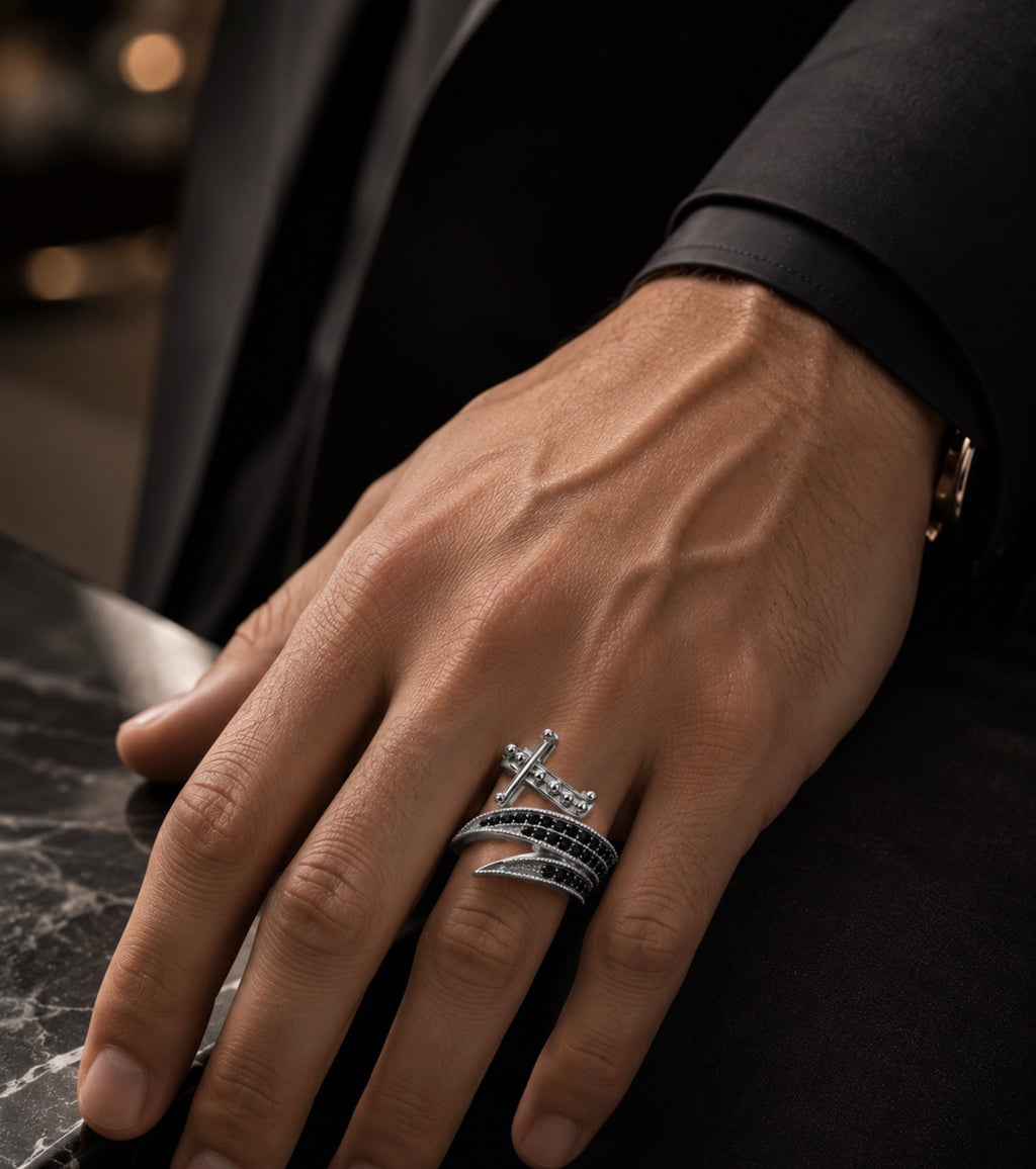 925 Sterling Silver Adjustable Ring
