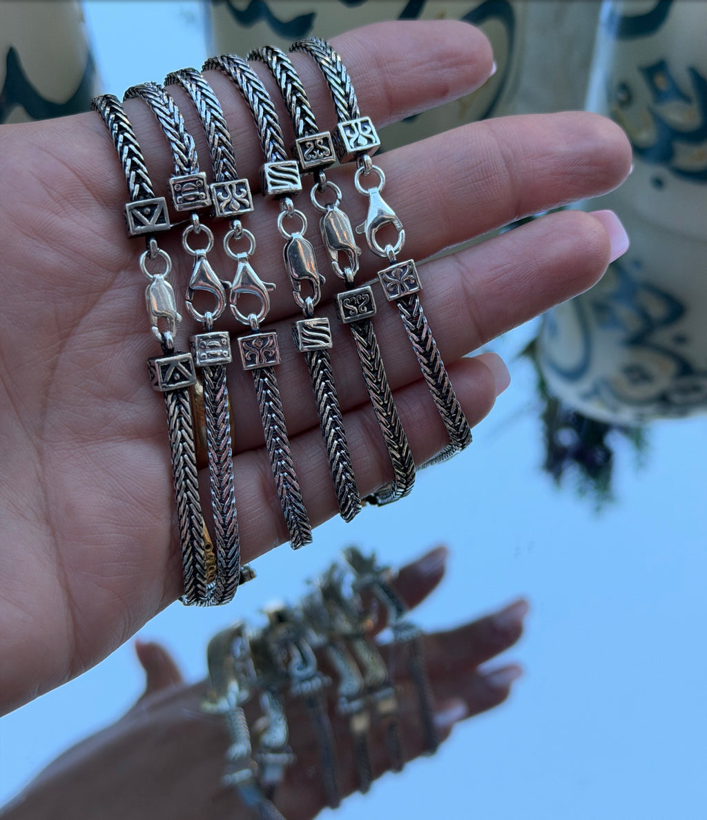 925 Sterling Silver Sword Bracelet