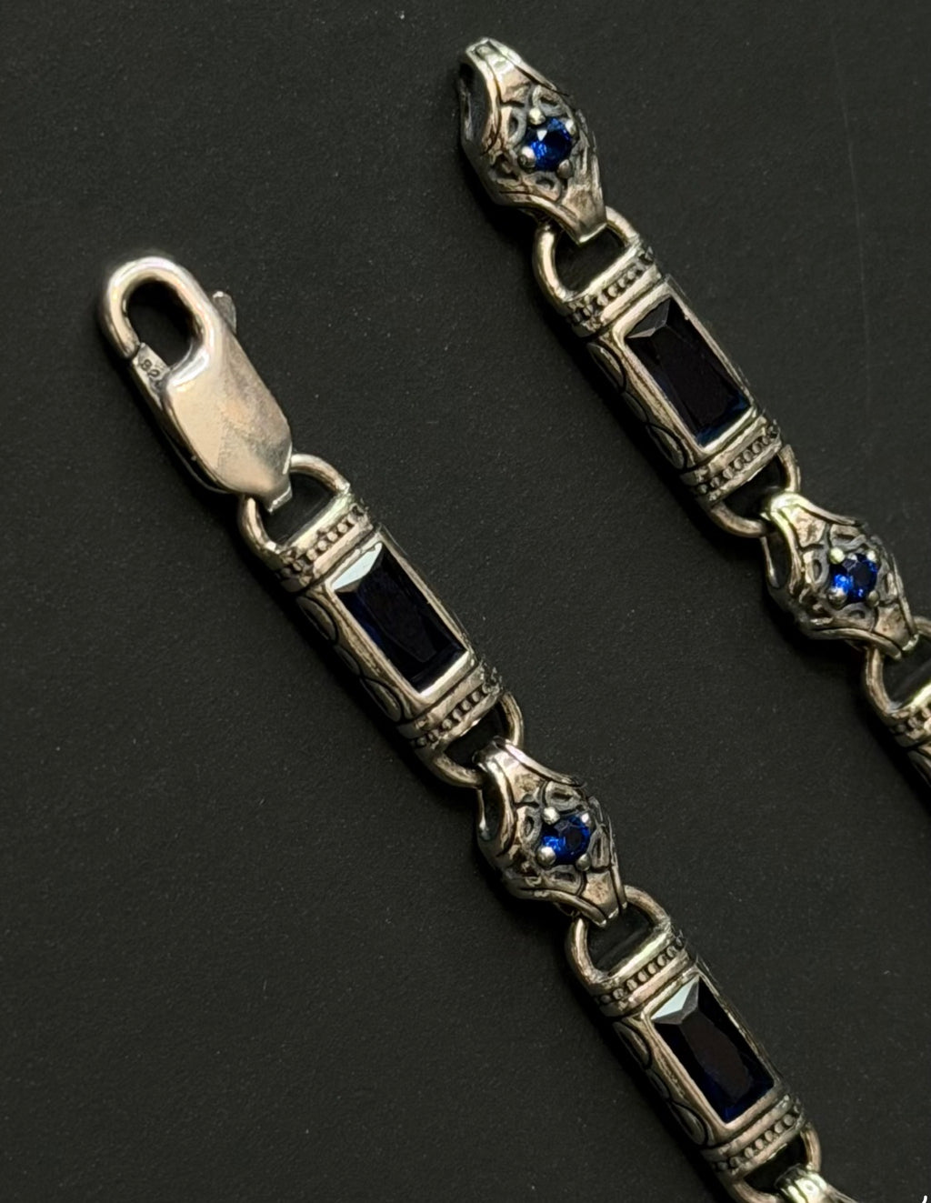 925 Sterling Silver Heritage-Inspired Bracelet