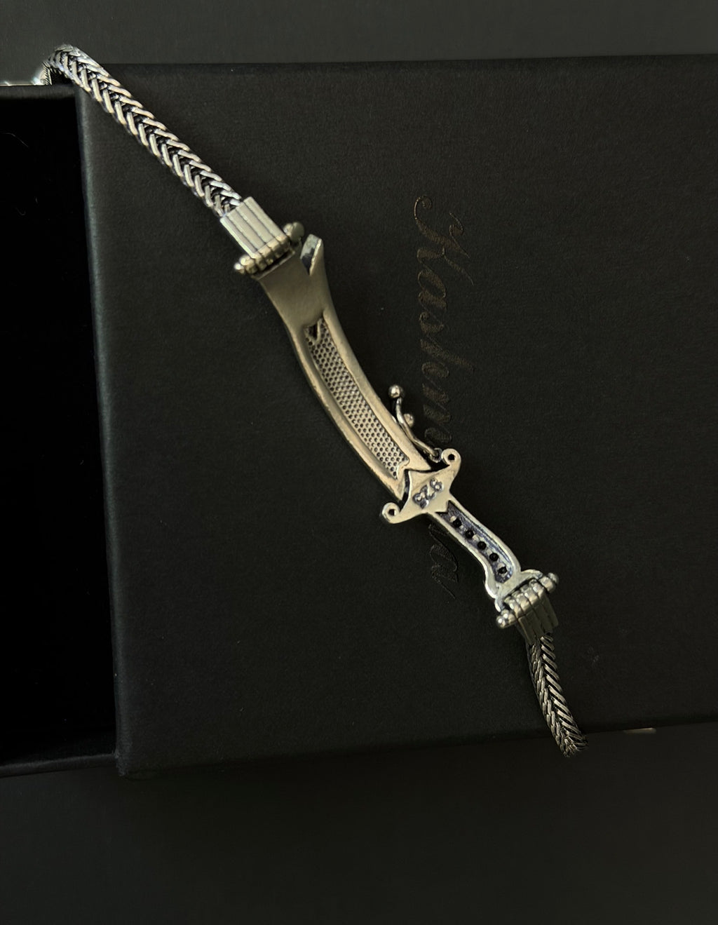 925 Sterling Silver Sword Bracelet