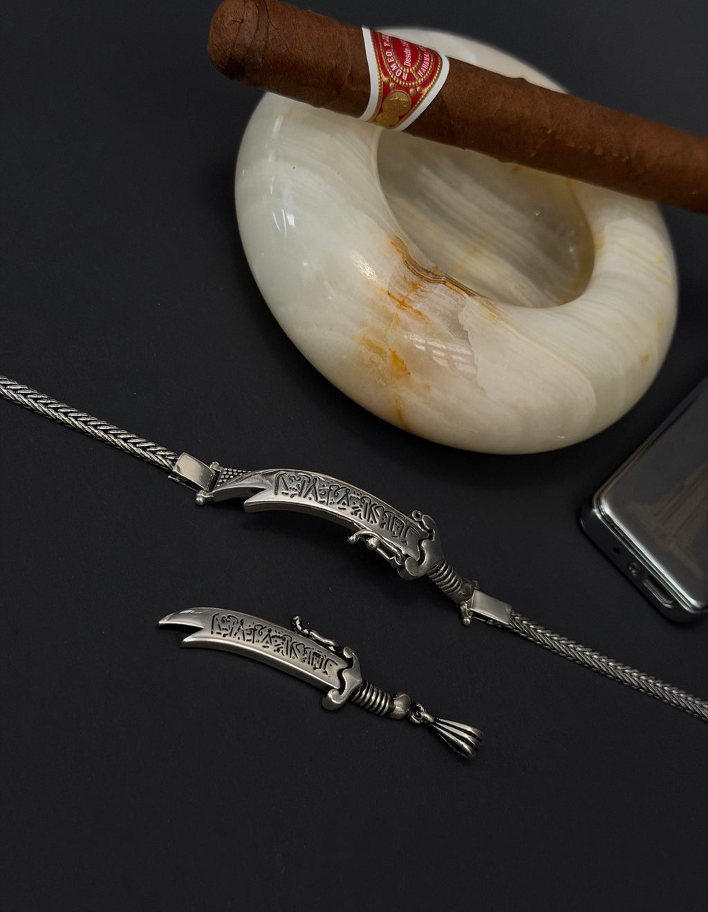 Sterling Silver Sword Pendant – Heritage-Inspired Design 925