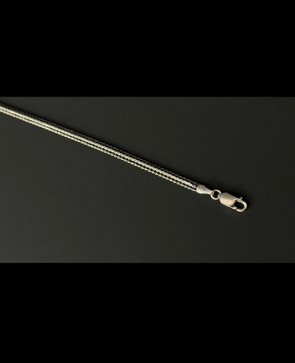 Sterling Silver Double Rope Bracelet