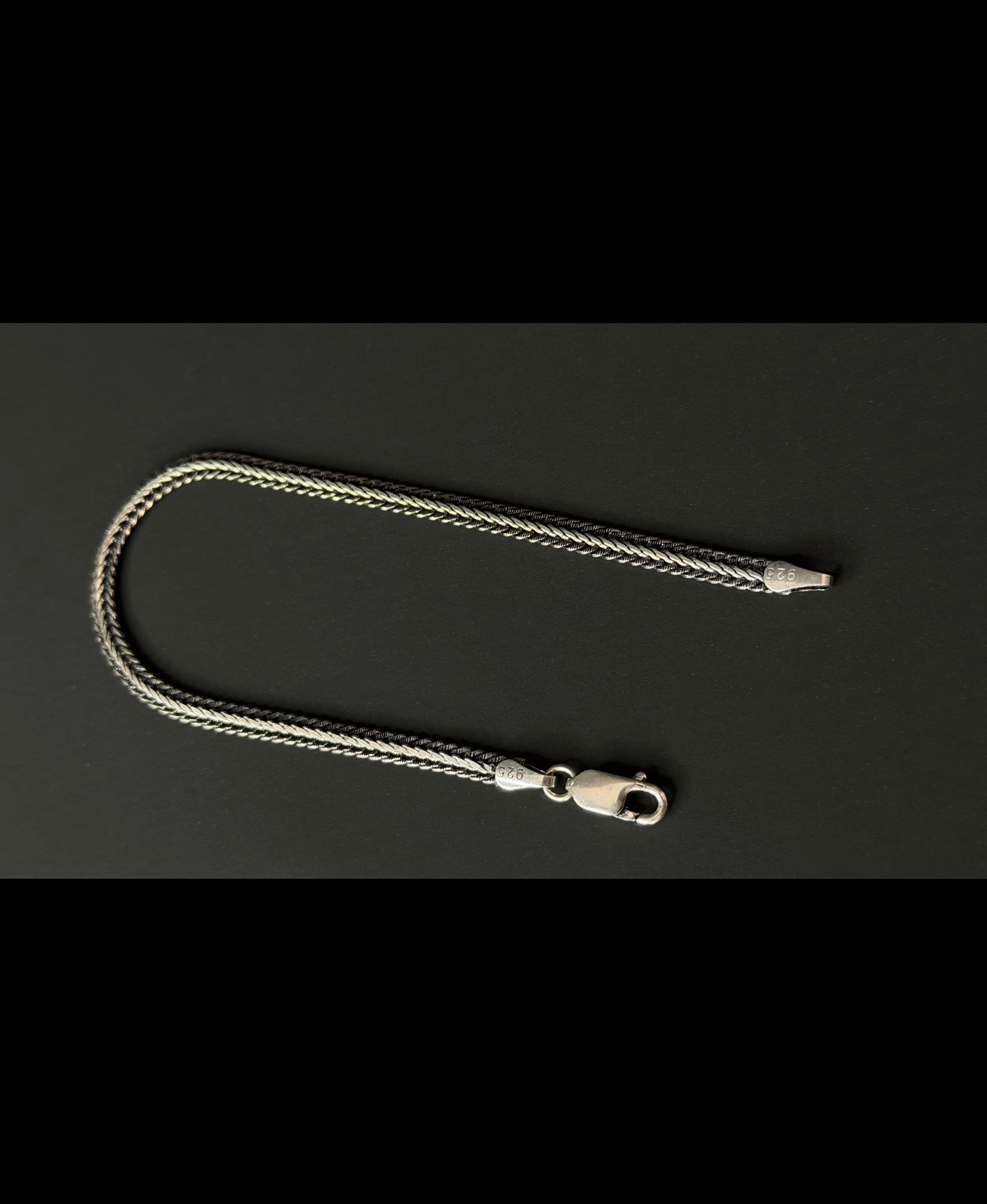 Sterling Silver Double Rope Bracelet