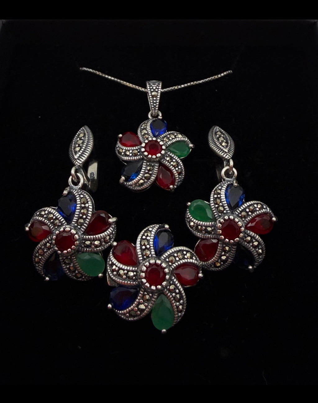 925 Sterling Silver Floral Jewelry Collection – Timeless Elegance