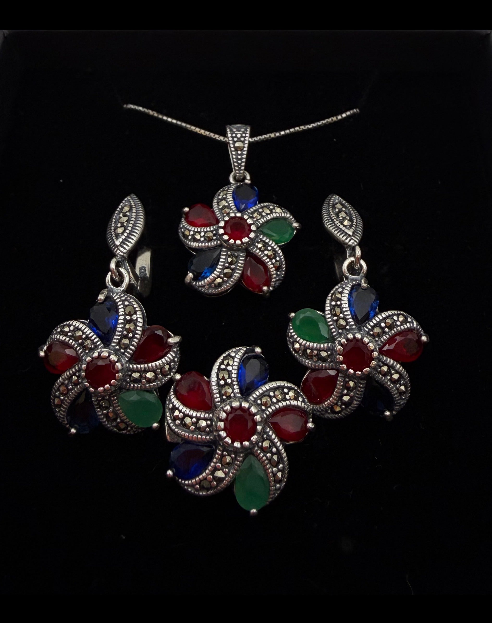 925 Sterling Silver Floral Jewelry Collection – Timeless Elegance