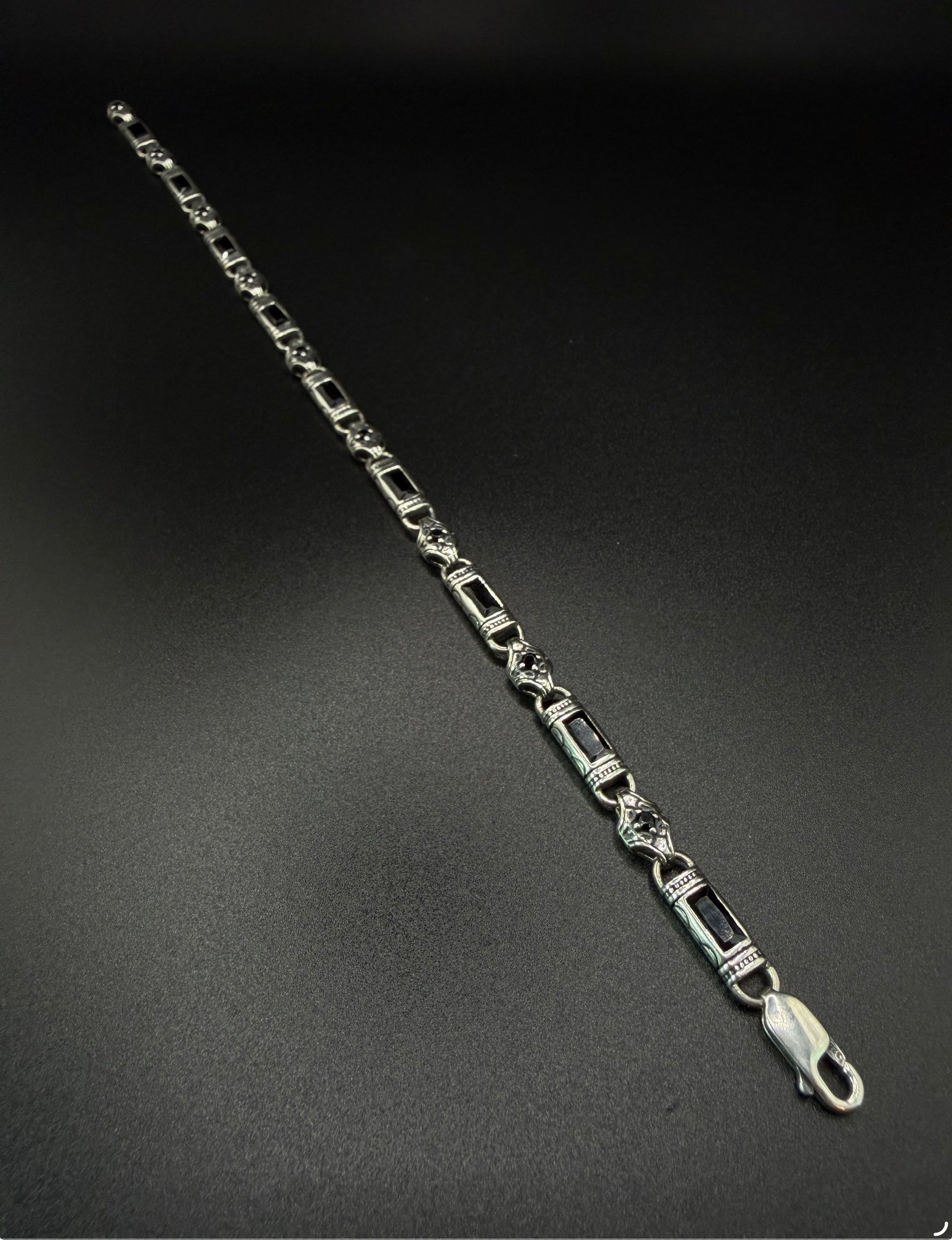925 Sterling Silver Heritage-Inspired Bracelet