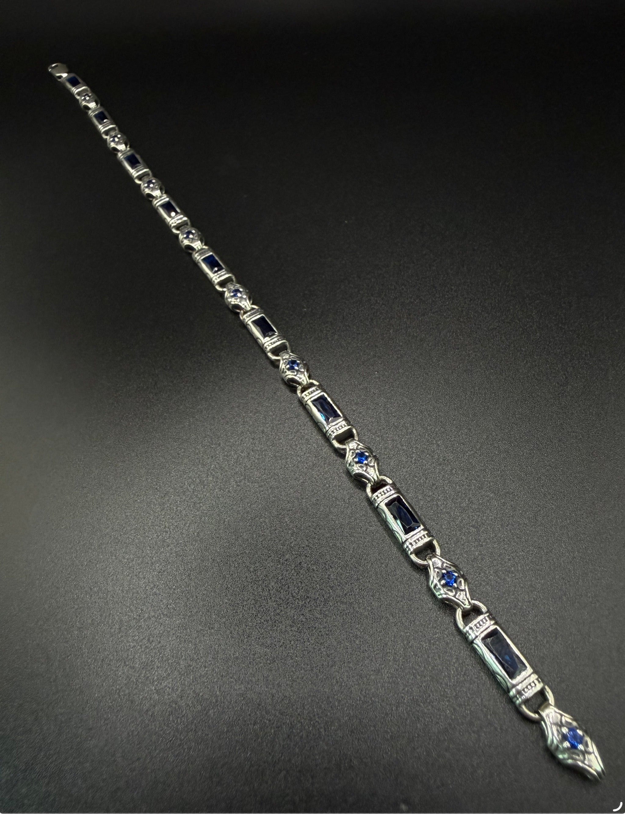 925 Sterling Silver Heritage-Inspired Bracelet