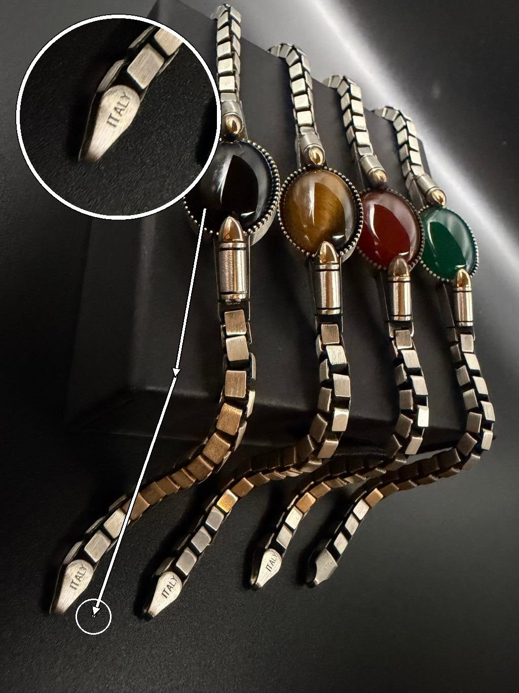 Italian-Style 925 Sterling Silver Bracelet – Modern Elegance Meets Vintage Character